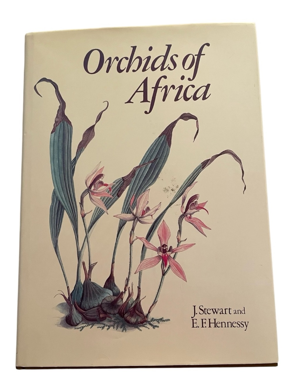 Signed First Edition 1981 Orchids of Africa Joyce Stewart Hardcover DJ